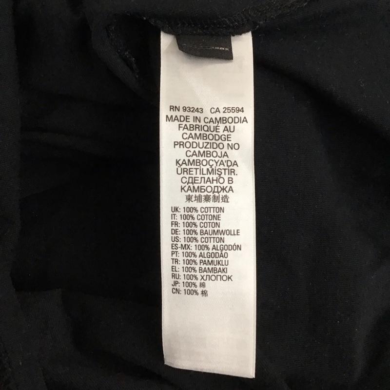 ディーゼル DIESEL カットソー 長袖 長袖カットソー プリントカットソー クルーネック XL ロゴ、文字 黒 / ブラック /  メンズ USED 古着 中古 10130288