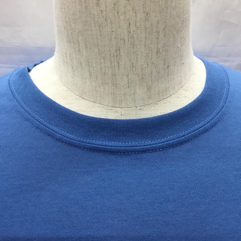 モンベル mont-bell Tシャツ 半袖 114144 川の学校 XL プリント 青 / ブルー /  メンズ USED 古着 中古 10117183