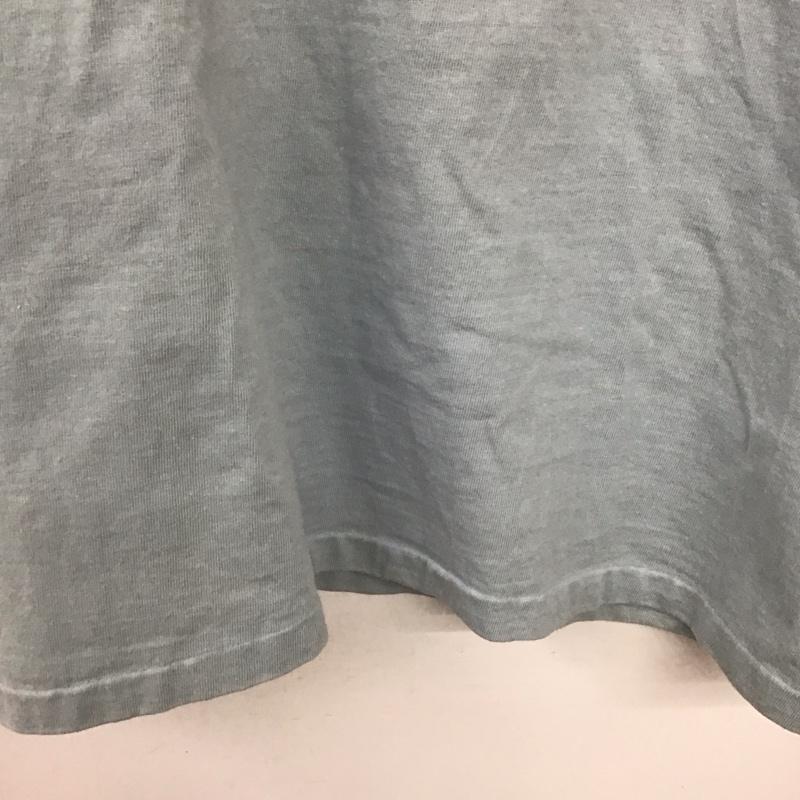 キャリー CALEE Tシャツ 半袖 半袖カットソー 無地Tシャツ クルーネックカットソー L ロゴ、文字 水色 / ライトブルー /  メンズ USED 古着 中古 10135940