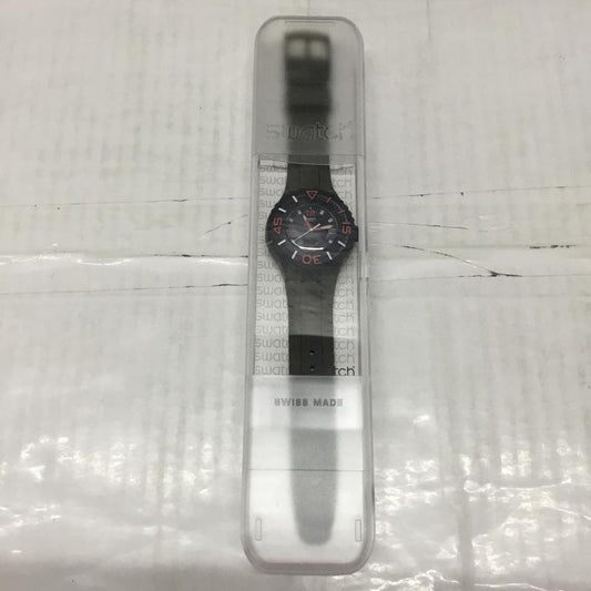 スウォッチ Swatch 腕時計 アナログ（クォーツ式） ロゴ、文字 カーキ / カーキ /  メンズ USED 古着 中古 10114207