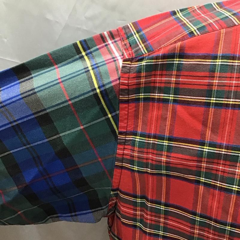 トミーヒルフィガー TOMMY HILFIGER シャツ、ブラウス 長袖 ボタンダウンシャツ M チェック マルチカラー / マルチカラー /  メンズ USED 古着 中古 10111831