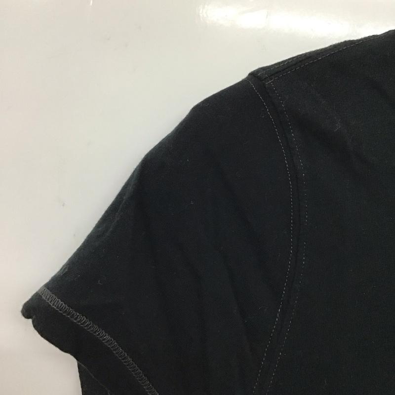 ポロジーンズカンパニー POLO JEANS COMPANY Tシャツ 半袖 KT-WJ-KW-2131 星条旗 クルーネック RALPH LAUREN M  黒 / ブラック /  レディース USED 古着 中古 10133553
