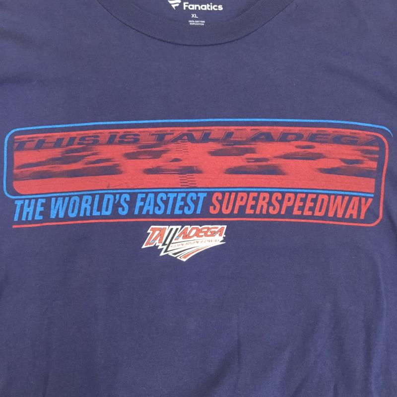 ユーズドクロージング used clothes Tシャツ 半袖 NASCAR プリント Ｔシャツ ネイビー RN136380 XL ロゴ、文字 X プリント 紺 / ネイビー /  メンズ USED 古着 中古 10130955