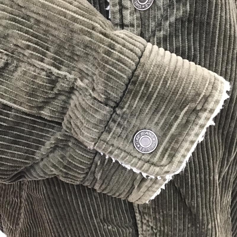 ギャップ GAP ジャケット、上着 ジャンパー、ブルゾン コーデュロイジャケット ボア 90s M 無地 カーキ / カーキ /  メンズ USED 古着 中古 10105635