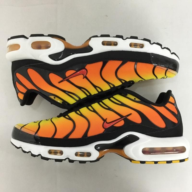 ナイキ NIKE スニーカー スニーカー HF0552-001 AIR MAX PLUS 29cm 箱有 29.0cm ロゴ、文字 黒 / ブラック / X 橙 / オレンジ / X 黄 / イエロー /  メンズ USED 古着 中古 10125085