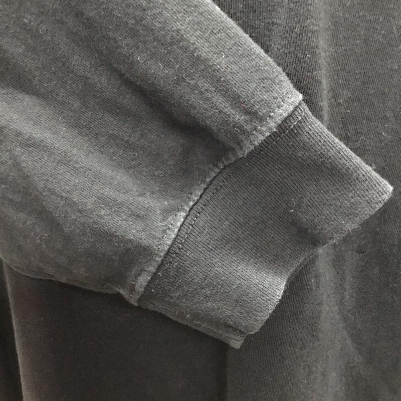 ヘッドグーニー HEADGOONIE カットソー 長袖 長袖カットソー クルーネックカットソー ロングスリーブカットソー プリントTシャツ XL 無地 黒 / ブラック /  メンズ USED 古着 中古 10117536