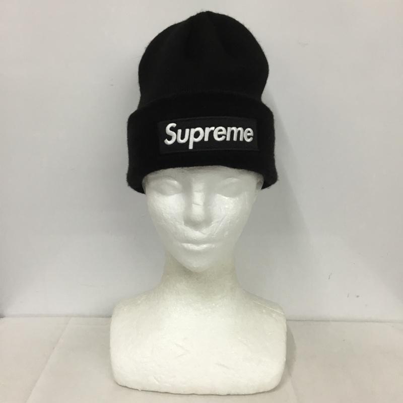 シュプリーム Supreme 帽子 ニット帽 New Era Box Logo Beanie ロゴ、文字 黒 / ブラック /  メンズ USED 古着 中古 10142805