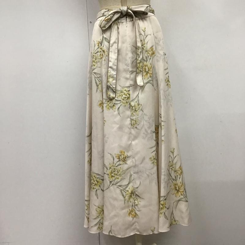 スナイデル SNIDEL スカート ロングスカート SWFS184151 フラワープリントミドルスカート フレアスカート タグ付き 1 花柄 マルチカラー / マルチカラー /  レディース USED 古着 中古 10123475