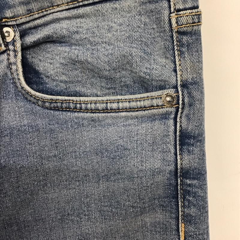 ザラ ZARA パンツ デニム、ジーンズ 40 無地 水色 / ライトブルー /  レディース USED 古着 中古 10136641