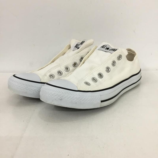 コンバース CONVERSE スニーカー スニーカー 1C239 ALL STAR SLIP III OX スリッポン 24cm 24.0cm ロゴ、文字 白 / ホワイト /  レディース USED 古着 中古 10150246
