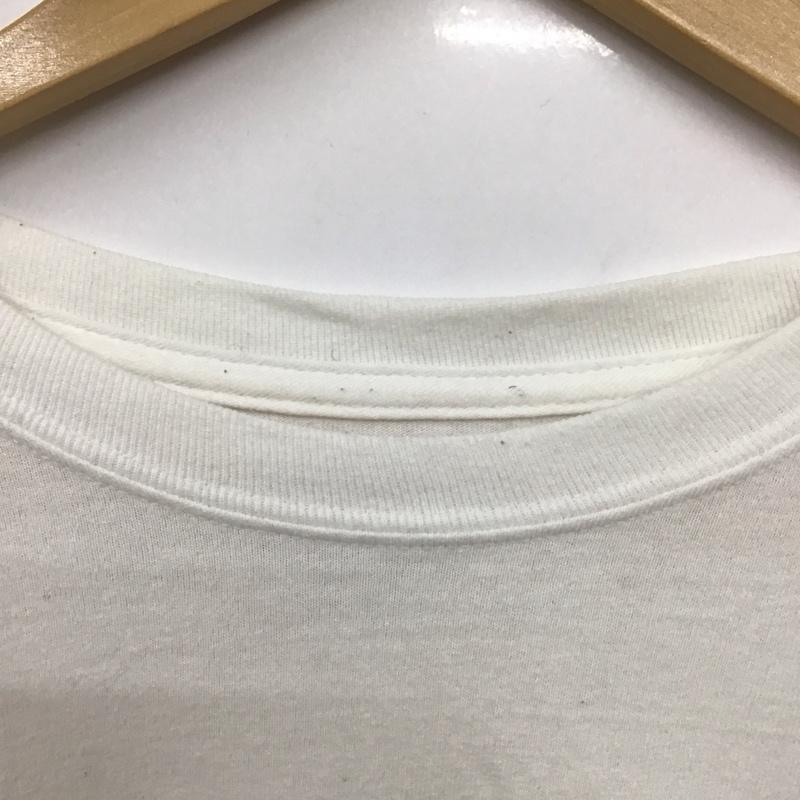 パタゴニア patagonia カットソー 長袖 長袖カットソー プリントカットソー クルーネック S ロゴ、文字 白 / ホワイト /  メンズ USED 古着 中古 10130467