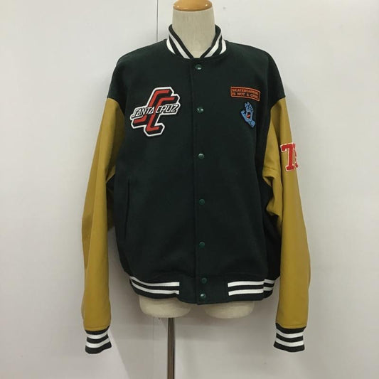 サンタクルーズ SANTA CRUZ ジャケット、上着 ジャンパー、ブルゾン L 無地 緑 / グリーン / X マスタード / マスタード /  メンズ USED 古着 中古 10106064