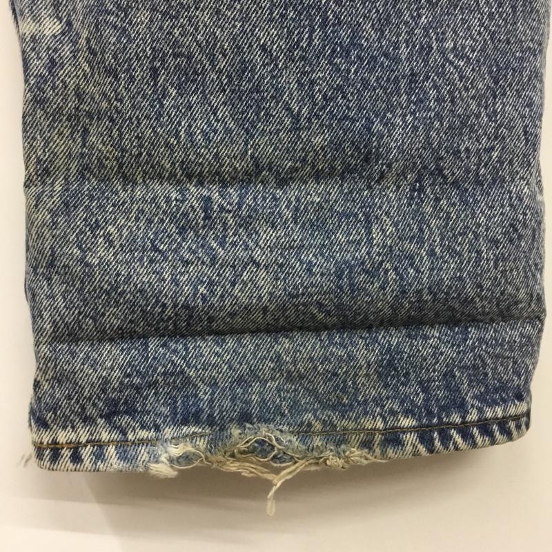 リーバイストラウスアンドコー Levi Strauss & co. パンツ デニム、ジーンズ デニムパンツ ストレートパンツ ワイドパンツ カジュアルパンツ 80s usa製 501 36 無地 インディゴ / インディゴ /  メンズ USED 古着 中古 10109375