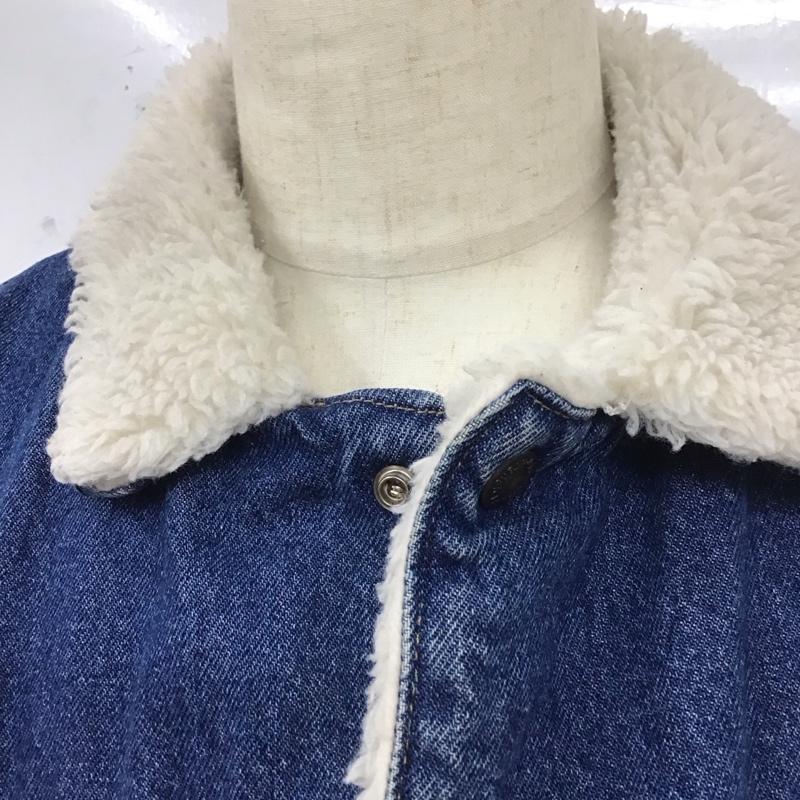 ラングラー Wrangler ジャケット、上着 ジャケット、ブレザー デニムジャケット カラージャケット 長袖ジャケット Gジャン ロゴ、文字 インディゴ / インディゴ /  メンズ USED 古着 中古 10112719