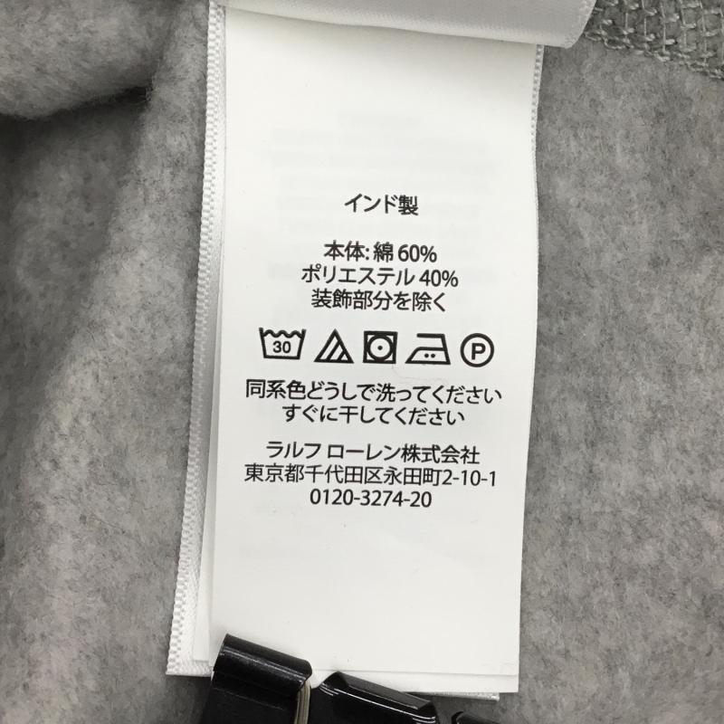 ラルフローレン RALPHLAUREN パーカー 長袖 ビッグロゴ　プルオーバー XL ロゴ、文字 灰 / グレー /  メンズ USED 古着 中古 10106145