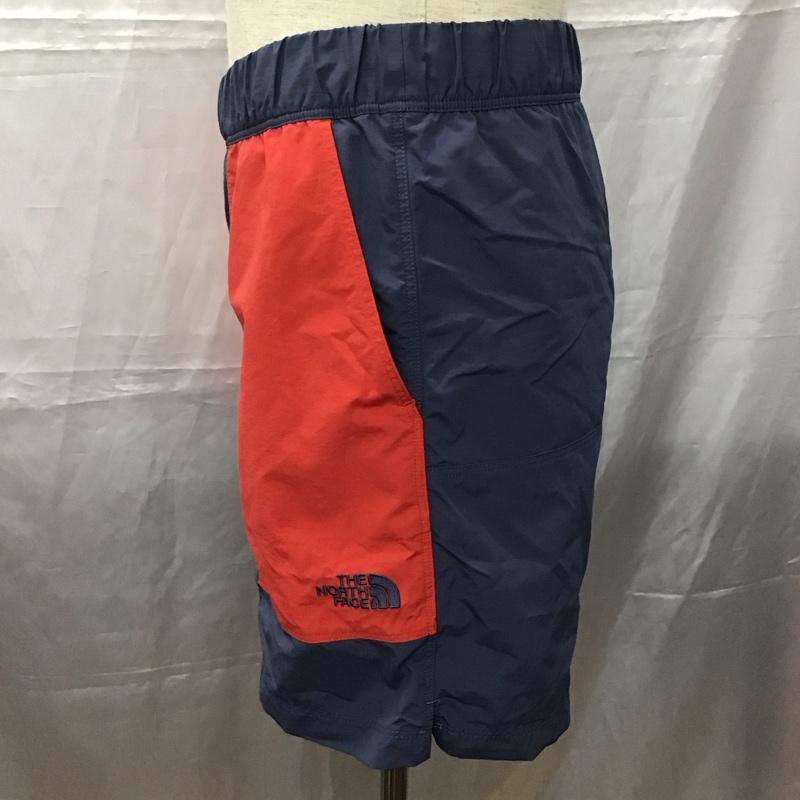 ザノースフェイス THE NORTH FACE パンツ ショートパンツ NB42130 水陸両用 ショートパンツ 撥水 ウォーターストライダーショーツ ハーフパンツ 短パン S ロゴ、文字 紺 / ネイビー / X 赤 / レッド /  メンズ USED 古着 中古 10110982