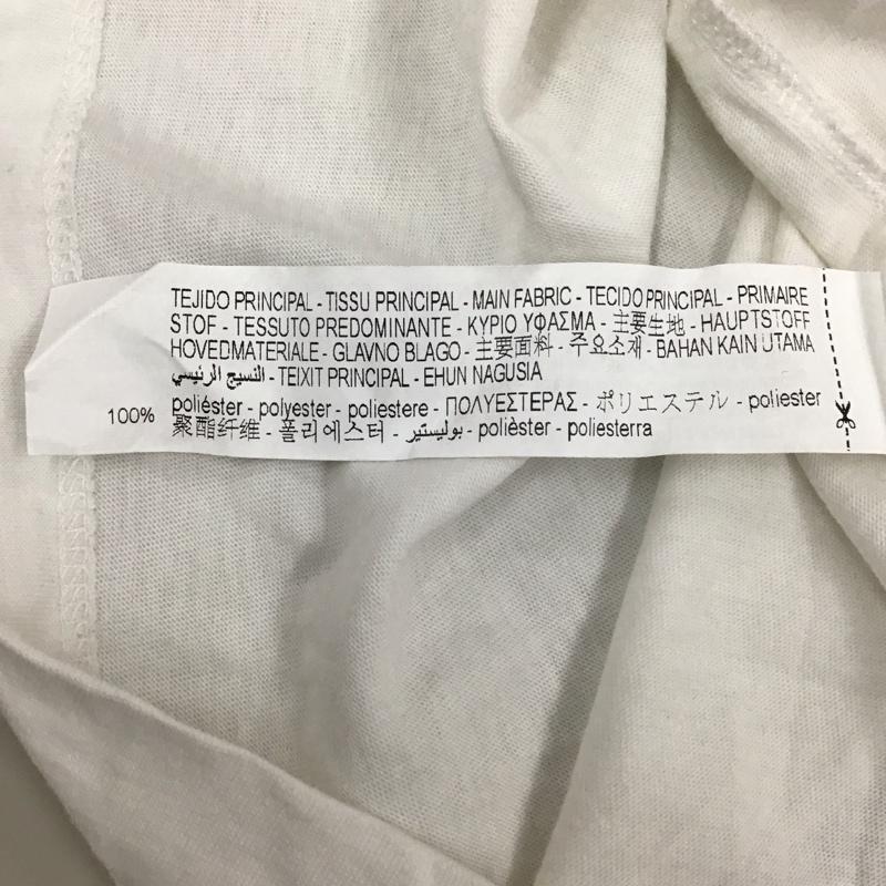 ザラ ZARA Tシャツ 半袖 5644 008 250 シアー S ロゴ、文字 白 / ホワイト /  レディース USED 古着 中古 10115851