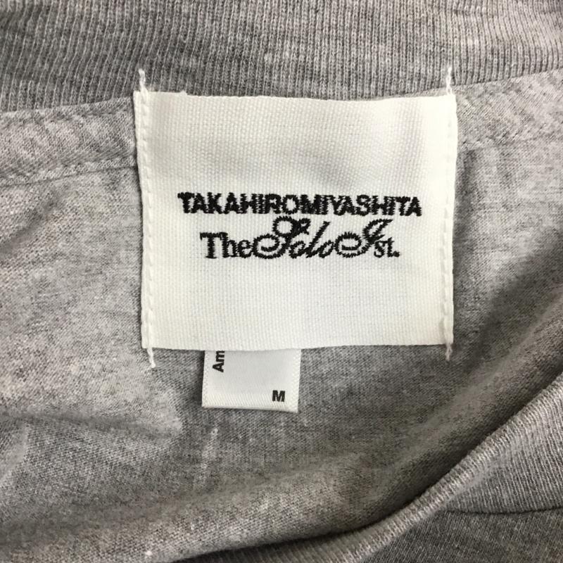 タカヒロ ミヤシタ ザ ソロイスト TAKAHIRO MIYASHITA The SoloIst. Tシャツ 半袖 東北楽天イーグルスTシャツ M ロゴ、文字 X プリント 灰 / グレー /  メンズ USED 古着 中古 10111981