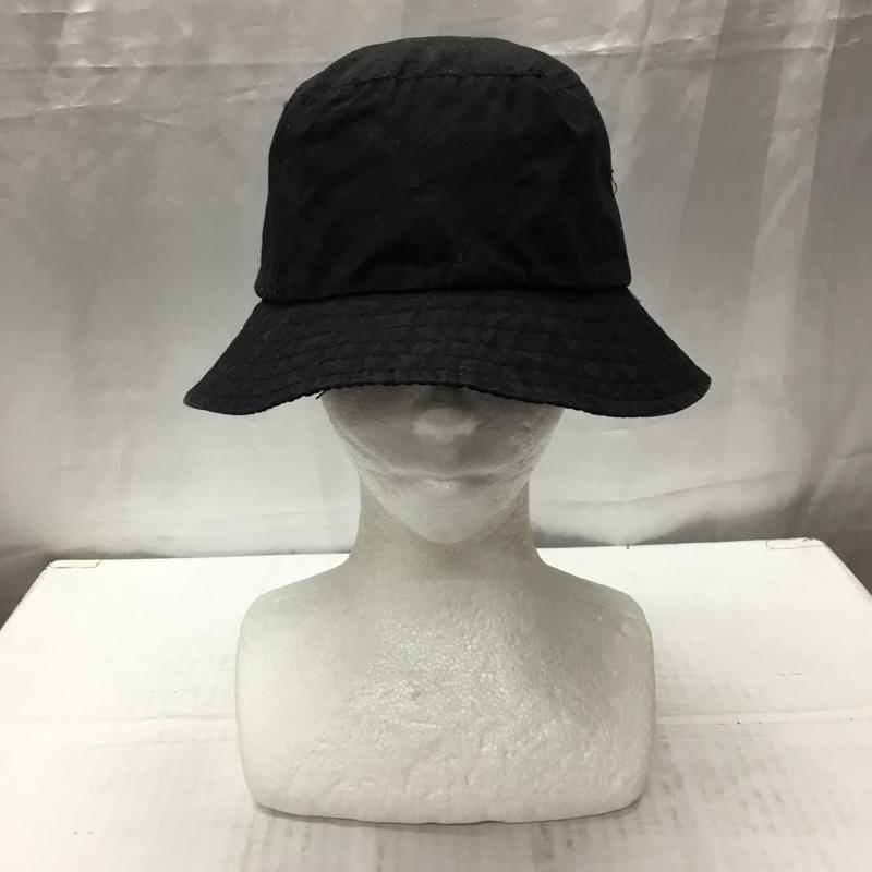 ステューシー STUSSY 帽子 ハット headgear 90年代 バケットハット 総柄 黒 / ブラック /  メンズ USED 古着 中古 10110536