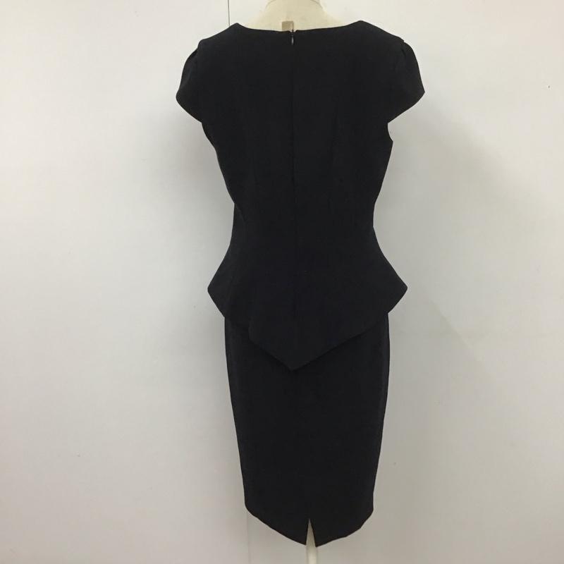 ザラベーシック ZARA BASIC ワンピース ロングスカート 半袖ロングワンピース カジュアルワンピース タイトスカート M 無地 黒 / ブラック /  レディース USED 古着 中古 10112115