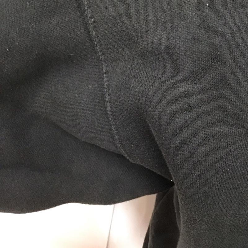 エッセンシャル ESSENTIEL パーカー 長袖 フーディ XL 無地 X プリント 黒 / ブラック /  メンズ USED 古着 中古 10106286