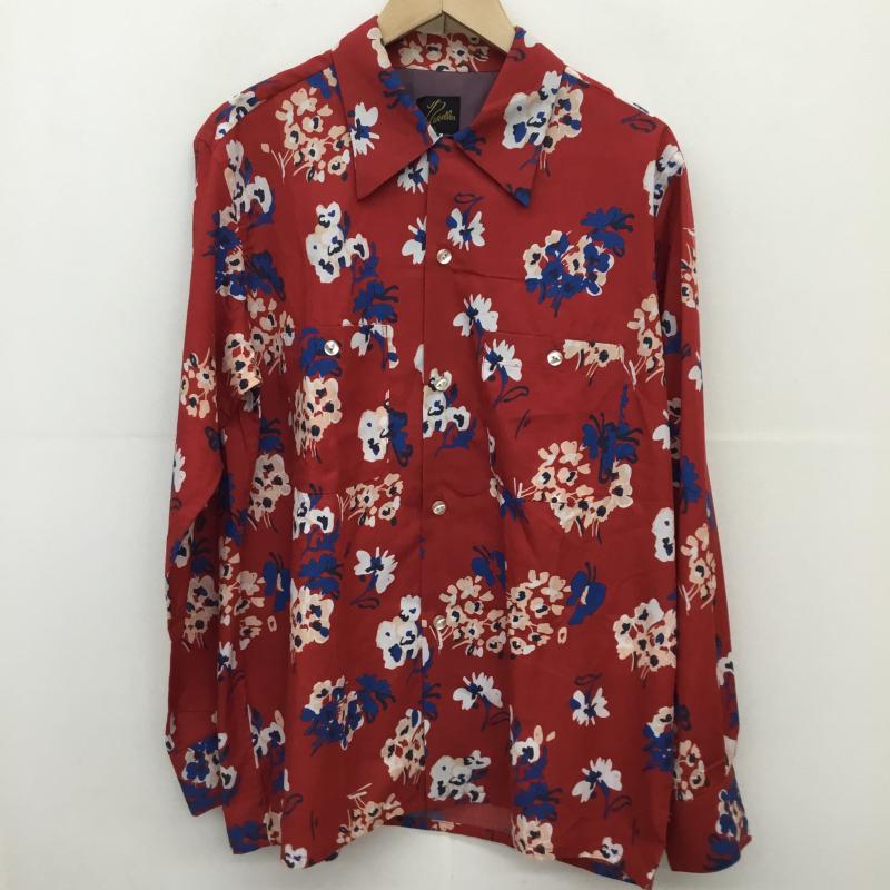 ニードルス Needles シャツ、ブラウス 長袖 One-up Shirt 23SS MR174 S 花柄 赤 / レッド /  メンズ USED 古着 中古 10127270