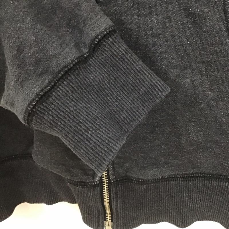 ステューシー STUSSY パーカー 長袖 長袖パーカー ジップアップパーカー L 無地 ダークグレー / ダークグレー /  メンズ USED 古着 中古 10148204