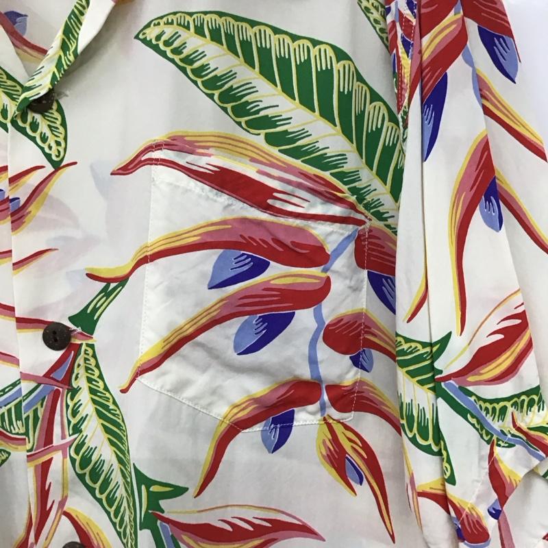 サンサーフ SUN SURF シャツ、ブラウス 半袖 半袖シャツ プリントシャツ ポケットシャツ アロハシャツ M プリント マルチカラー / マルチカラー /  メンズ USED 古着 中古 10136232
