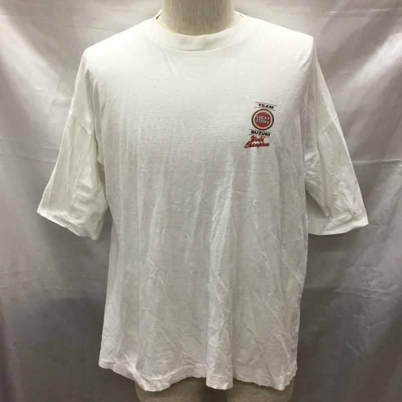 古着 USED Tシャツ 半袖 半袖カットソー プリントTシャツ クルーネックカットソー 古着 XXL プリント 白 / ホワイト /  メンズ USED 古着 中古 10113313