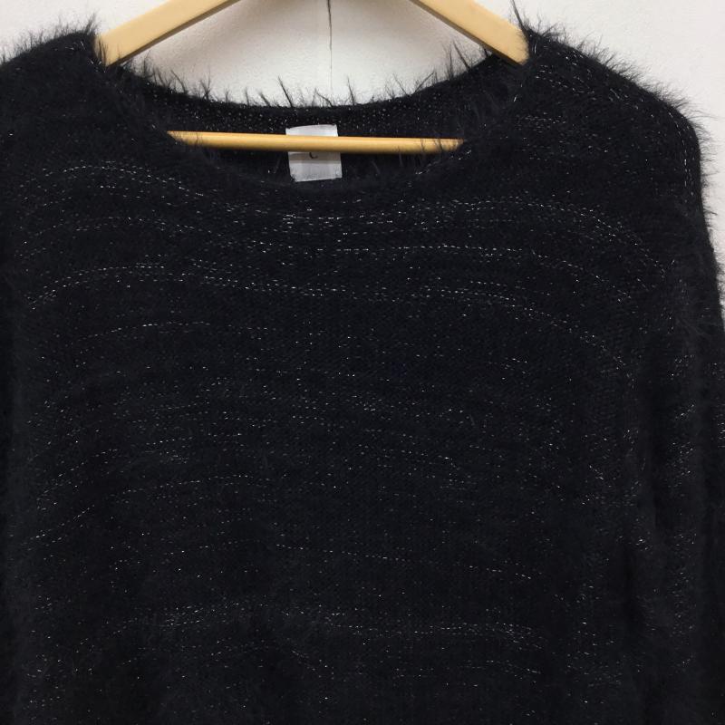 オペークドットクリップ OPAQUE.CLIP ニット、セーター 長袖 637-17081 M  黒 / ブラック /  レディース USED 古着 中古 10142215