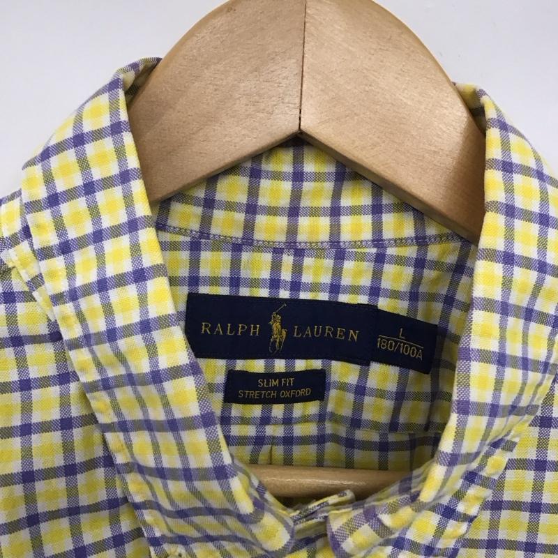 ラルフローレン RALPHLAUREN シャツ、ブラウス 長袖 長袖シャツ チェックシャツ カラーシャツ ボタンダウンシャツ L チェック マルチカラー / マルチカラー /  メンズ USED 古着 中古 10142409
