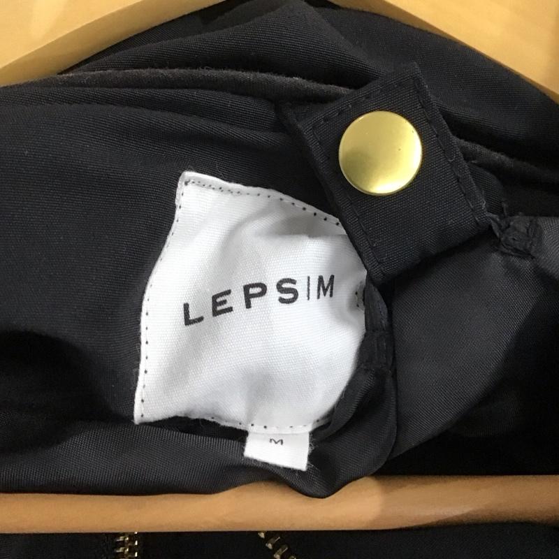 レプシィム LEPSIM ジャケット、上着 ジャンパー、ブルゾン ジップアップジャケットパーカー アウター L 無地 黒 / ブラック /  レディース USED 古着 中古 10145492