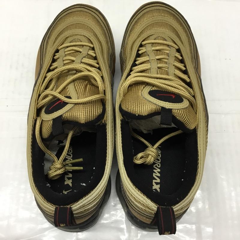 ナイキ NIKE スニーカー スニーカー AJ7291 700 AIR VAPORMAX 97 29cm 箱有 29.0cm ワンポイント 金 / ゴールド / X 黒 / ブラック /  メンズ USED 古着 中古 10111044