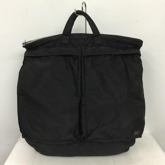 ポーター PORTER トートバッグ トートバッグ 2WAY タンカー TANKER ロゴ、文字 黒 / ブラック /  メンズ USED 古着 中古 10138125