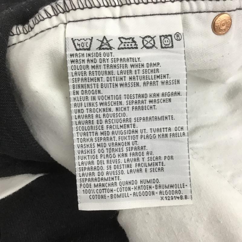 リーバイストラウスアンドコー Levi Strauss & co. パンツ デニム、ジーンズ デニムパンツ ストレートパンツ ワイドパンツ カジュアルパンツ uk製 90s 00s 無地 黒 / ブラック /  メンズ USED 古着 中古 10106264