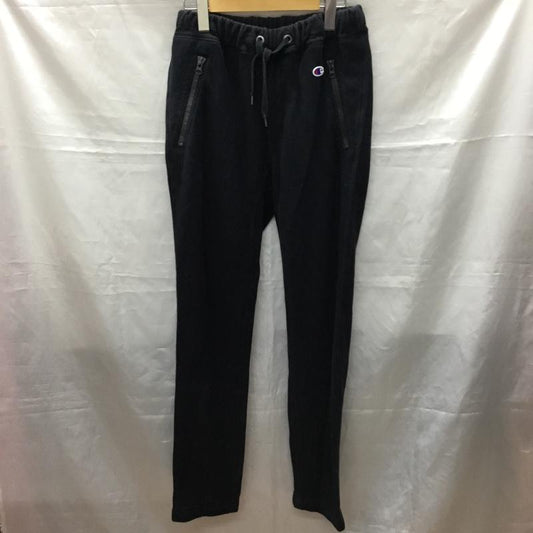チャンピオン Champion ボトムス ボトムス スウェットパンツ C8-L214 REVERSE WEAVE 裏起毛 M ワンポイント 黒 / ブラック /  メンズ USED 古着 中古 10116104