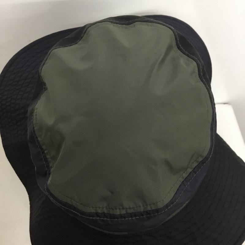 ロゴス LOGOS 帽子 ハット LS9NW04 2WAYハット 58cm ロゴ、文字 黒 / ブラック / X 紺 / ネイビー /  メンズ USED 古着 中古 10149445