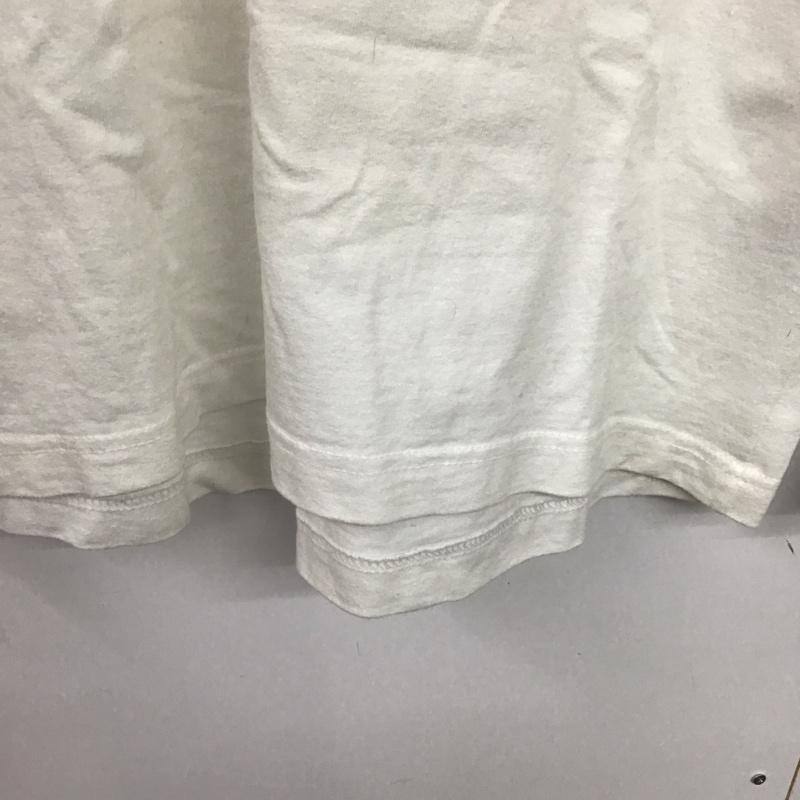 カーハート Carhartt カットソー 長袖 長袖カットソー プリントカットソー クルーネック S ロゴ、文字 白 / ホワイト /  メンズ USED 古着 中古 10141677