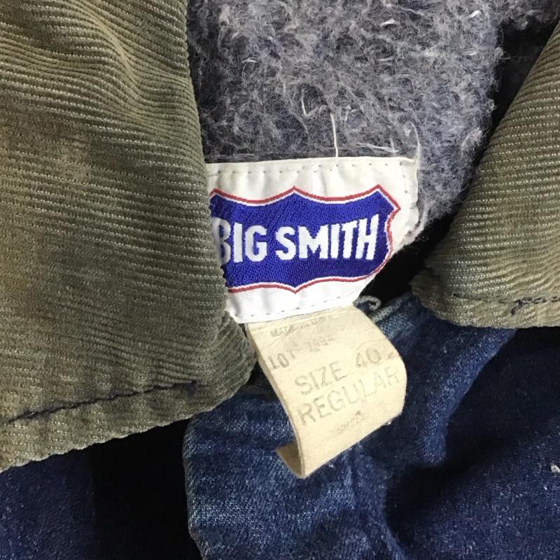 ビッグスミス BIG SMITH ジャケット、上着 ジャケット、ブレザー デニムロングジャケット カラージャケット カジュアルジャケット 古着 40 無地 インディゴ / インディゴ /  メンズ USED 古着 中古 10108502