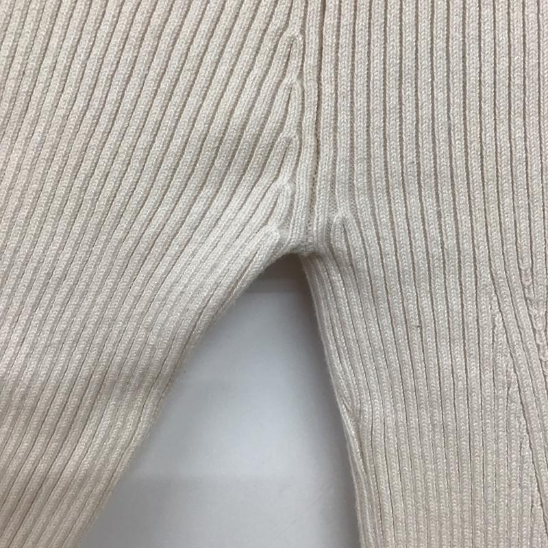 ザラ ZARA ワンピース ひざ丈スカート L 無地 オフホワイト / オフホワイト /  レディース USED 古着 中古 10147005