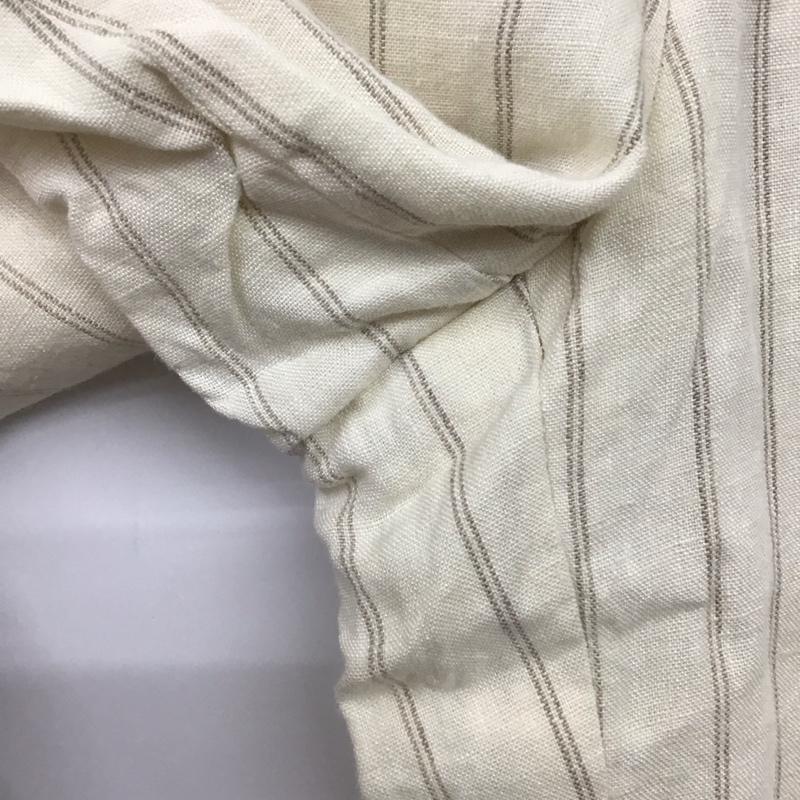 古着 USED パンツ スラックス スラックス ワイドパンツ カジュアルパンツ ストレートパンツ ストライプパンツ 80s ストライプ ベージュ / ベージュ /  メンズ USED 古着 中古 10106566