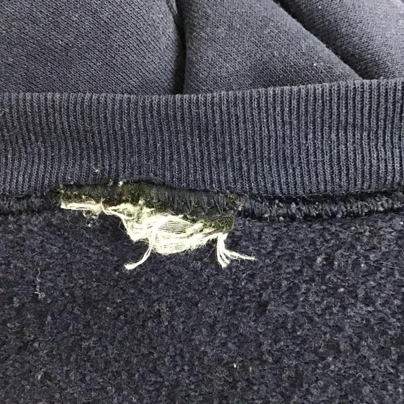 ハーレーダビッドソン Harley-Davidson トレーナー 長袖 長袖トレーナー スウェット クルーネック リブスウェットカットソー 古着 プリント 紺 / ネイビー /  メンズ USED 古着 中古 10124698