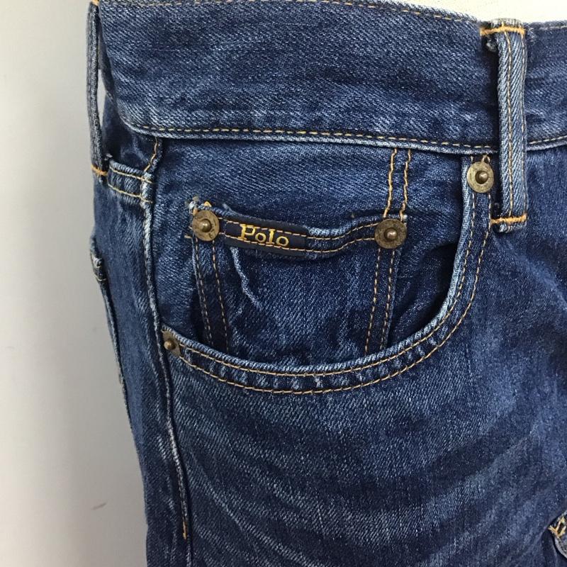 ポロラルフローレン POLO RALPH LAUREN スカート ロングスカート 211706270001 デニムスカート パッチワーク 24 無地 青 / ブルー /  レディース USED 古着 中古 10108590