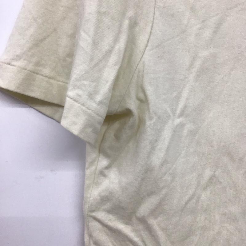 ポロラルフローレン POLO RALPH LAUREN Tシャツ 半袖 半袖カットソー プリントTシャツ クルーネックカットソー M ロゴ、文字 アイボリー / アイボリー /  メンズ USED 古着 中古 10140752