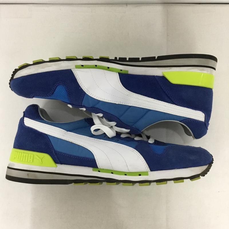 プーマ PUMA スニーカー スニーカー 341044 71 TX-3 28cm 28.0cm ロゴ、文字 青 / ブルー / X 白 / ホワイト /  メンズ USED 古着 中古 10144316