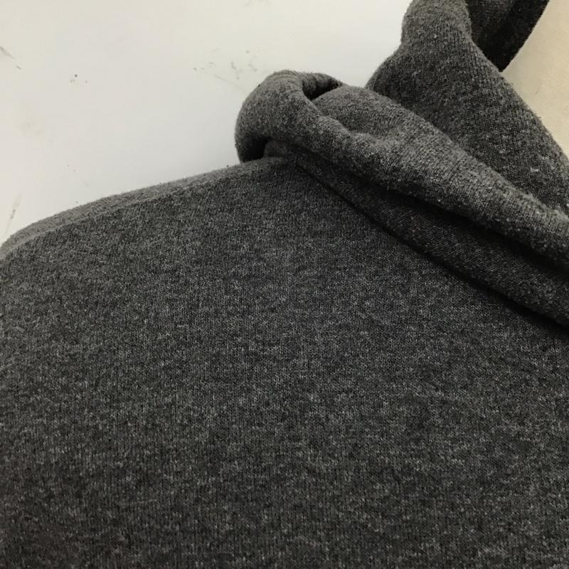 チャンピオン Champion パーカー 長袖 スウェット プルオーバー プリント 裏起毛 M ロゴ、文字 ダークグレー / ダークグレー /  メンズ USED 古着 中古 10121300