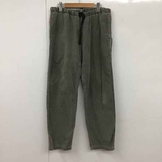 グラミチ GRAMICCI パンツ デニム、ジーンズ ワークパンツ ワイドパンツ カジュアルパンツ M 無地 カーキ / カーキ /  メンズ USED 古着 中古 10130141