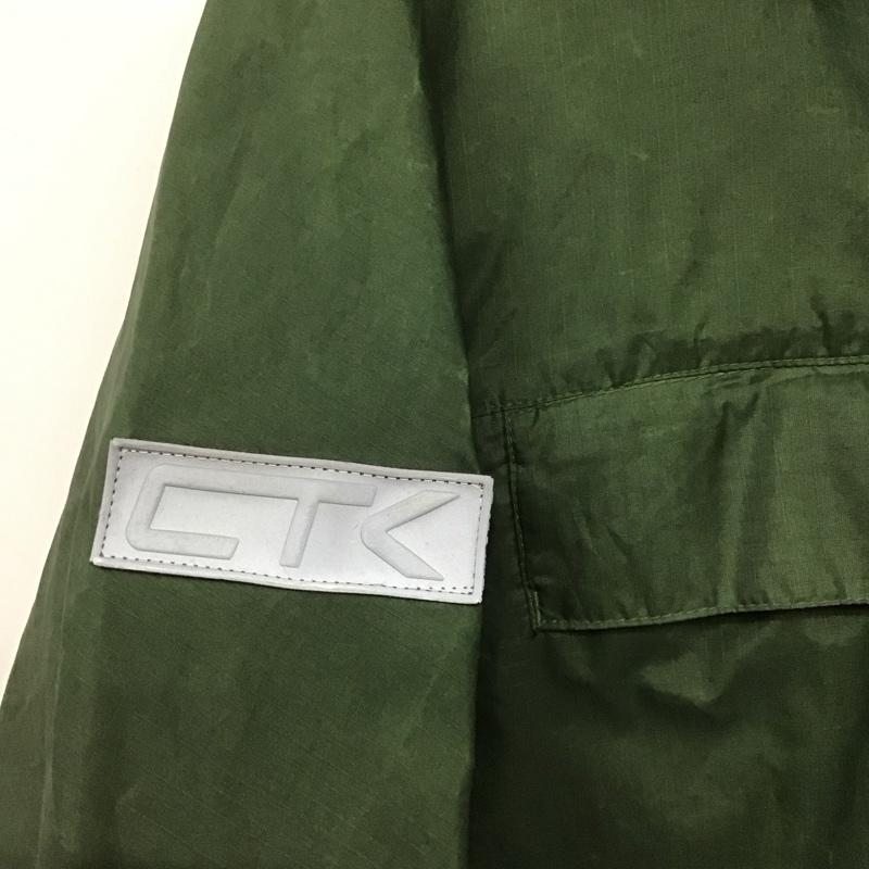 古着 USED ジャケット、上着 ジャケット、ブレザー ジップアップジャケット ナイロンジャケット アウター プルオーバー L ロゴ、文字 カーキ / カーキ /  メンズ USED 古着 中古 10146217