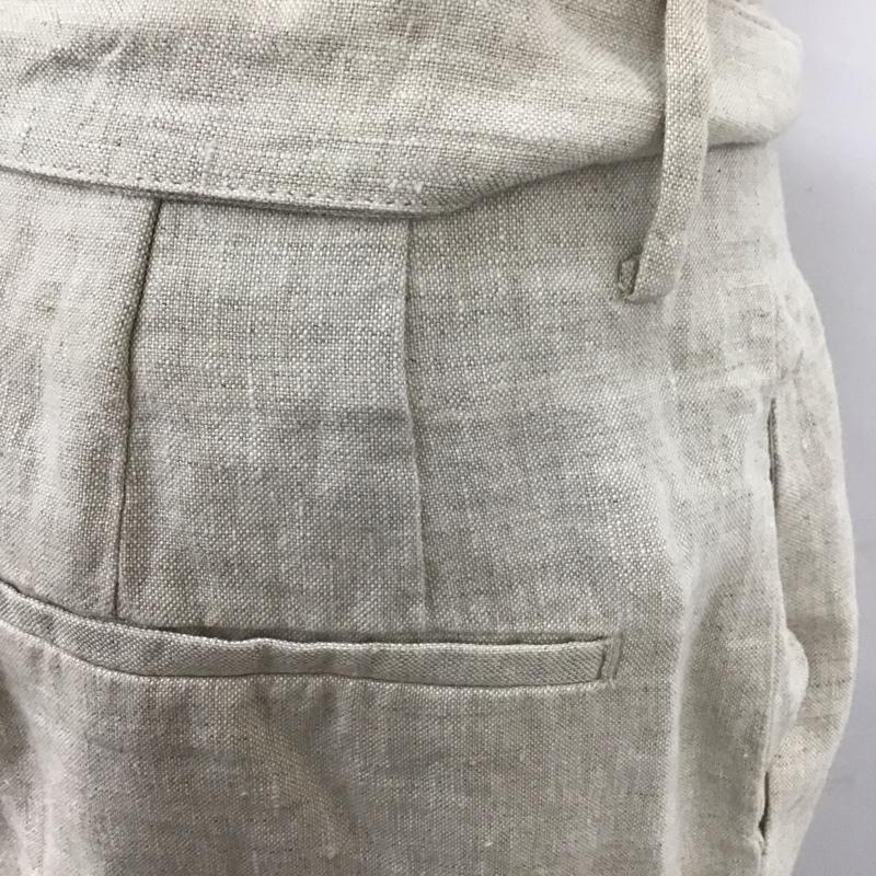 ザラ ZARA ボトムス ボトムス ワイドパンツ S 無地 アイボリー / アイボリー /  レディース USED 古着 中古 10112230