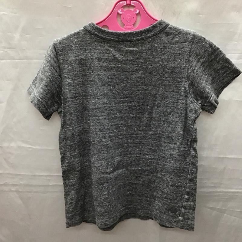 ダブルB Double B Tシャツ 半袖 110cm キッズ クマ 110cm 刺繍 灰 / グレー /  ボーイズ USED 古着 中古 10116908